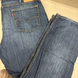 Levi's Blue Straight Jeans Timeless Fit